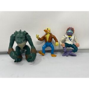 Vintage TMNT Villains‎ Lot – Leatherhead, Ace Duck, Mutagen Man – 1989-90